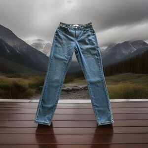 Denizen Levi Jeans 10 Ultra High Rise Super Skinny Blue Good Condition Stretch